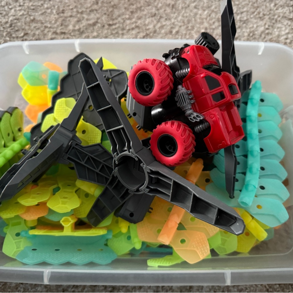 Electric monster truck and track